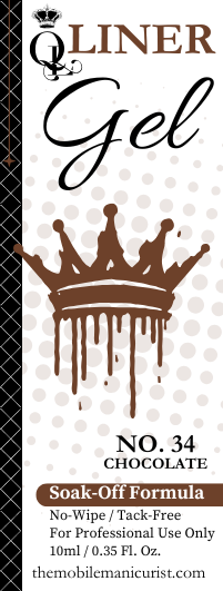 No. 34 Chocolate - QL Liner Gel