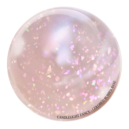 "Candlelight Fancy" -- HEMA-Free Colored Rubber Base