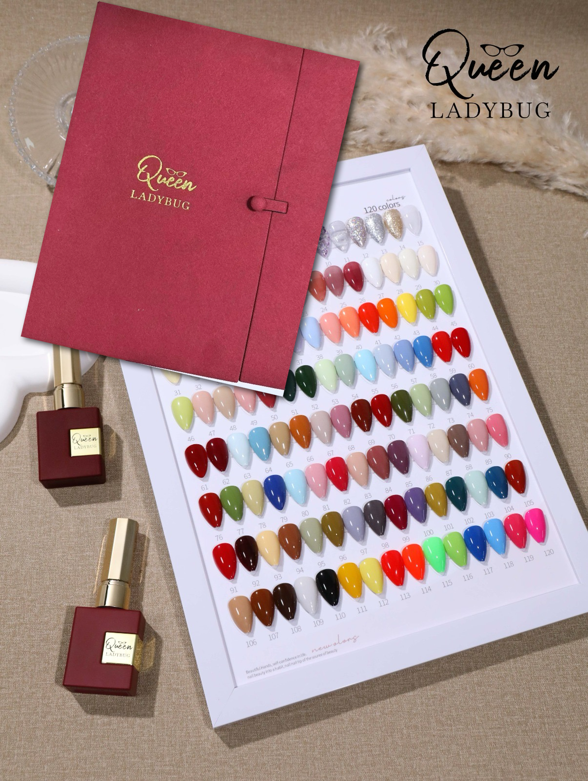 Queen Ladybug Velvet Polish Portfolio