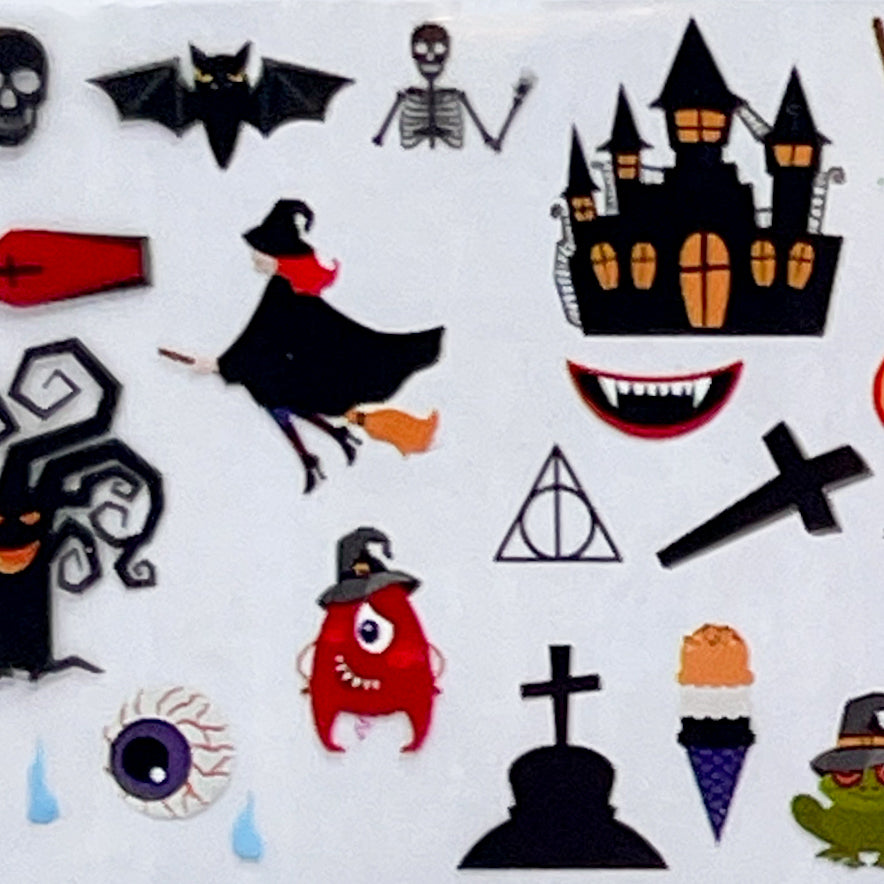 "19-01 Carve & Cackle" -- Nail Transfer Foil