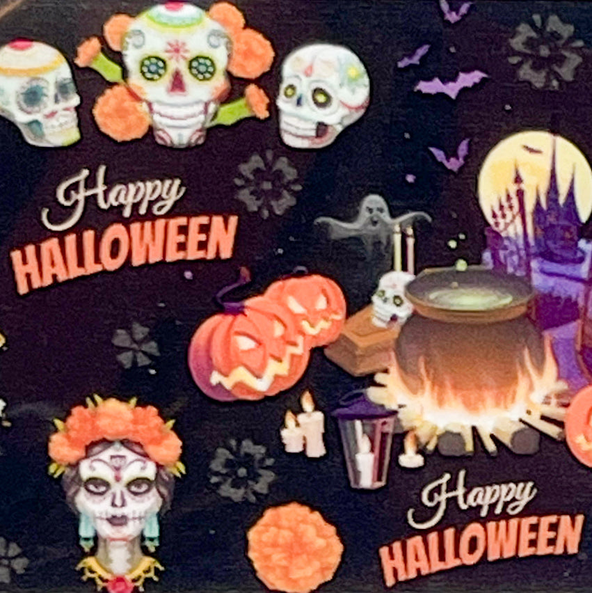 "20-02 Día de los Muertos" -- Nail Transfer Foil