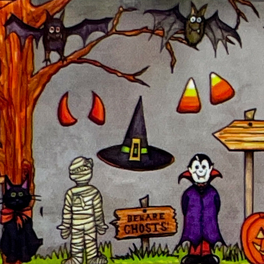 "20-01 Costume Party" -- Nail Transfer Foil