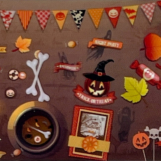 "20-08 Cauldrons & Candlelight" -- Nail Transfer Foil