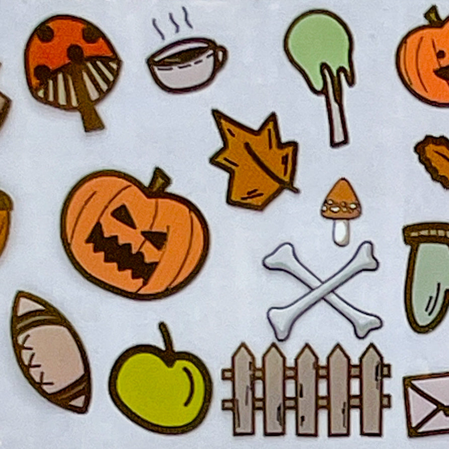 "19-03 Pumpkin Spiced" -- Nail Transfer Foil