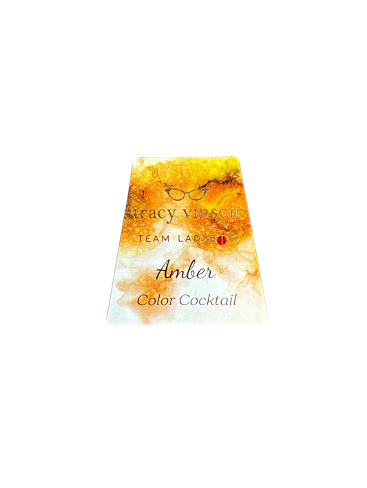 AMBER METALLIC -- COLOR COCKTAIL ALCOHOL INK