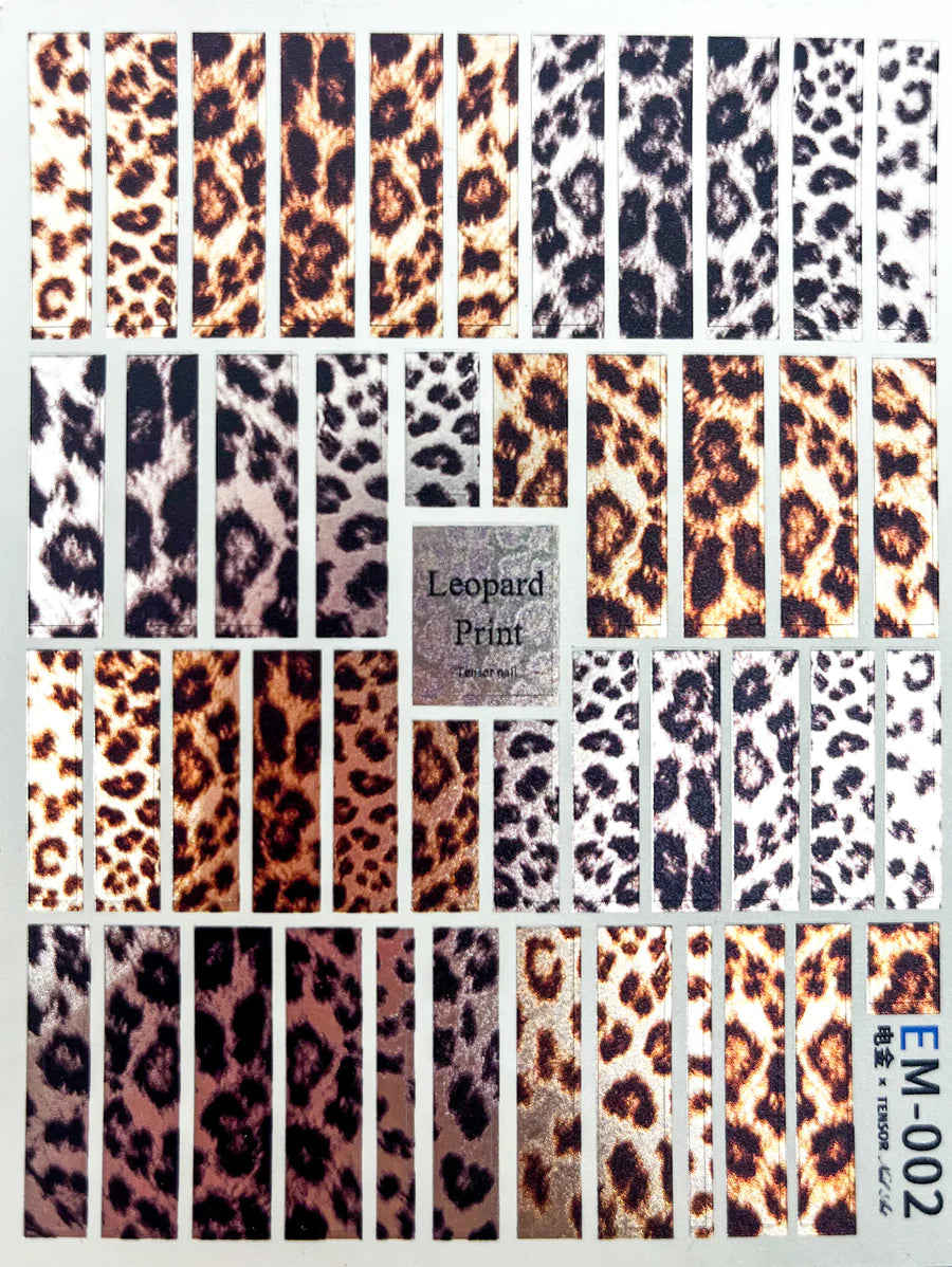 MM - DECALS -- EM-002 "LEOPARD PRINT"