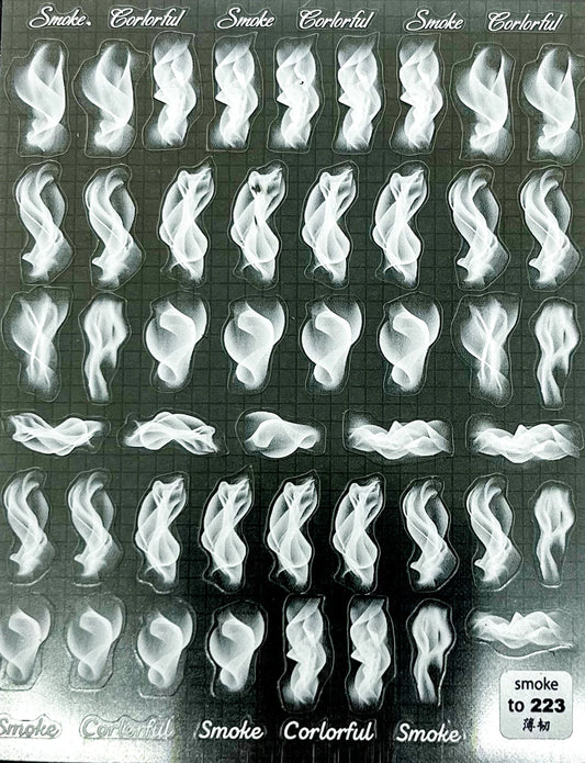 MM - DECALS -- TO-233 "WHITE SMOKE"