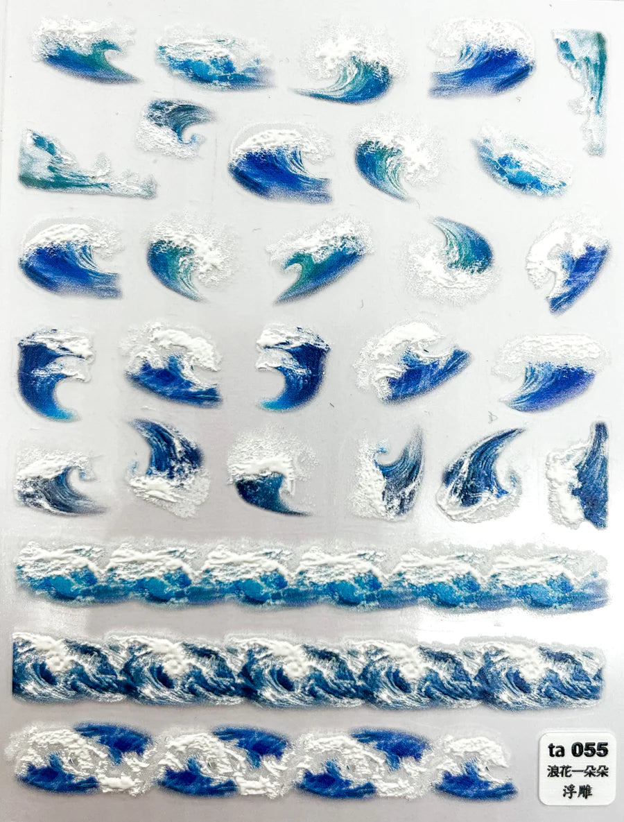 MM - DECALS -- TA-055 "TEXTURED WAVES"