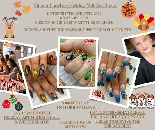 Queen Ladybug Holiday Nail Art Bazar