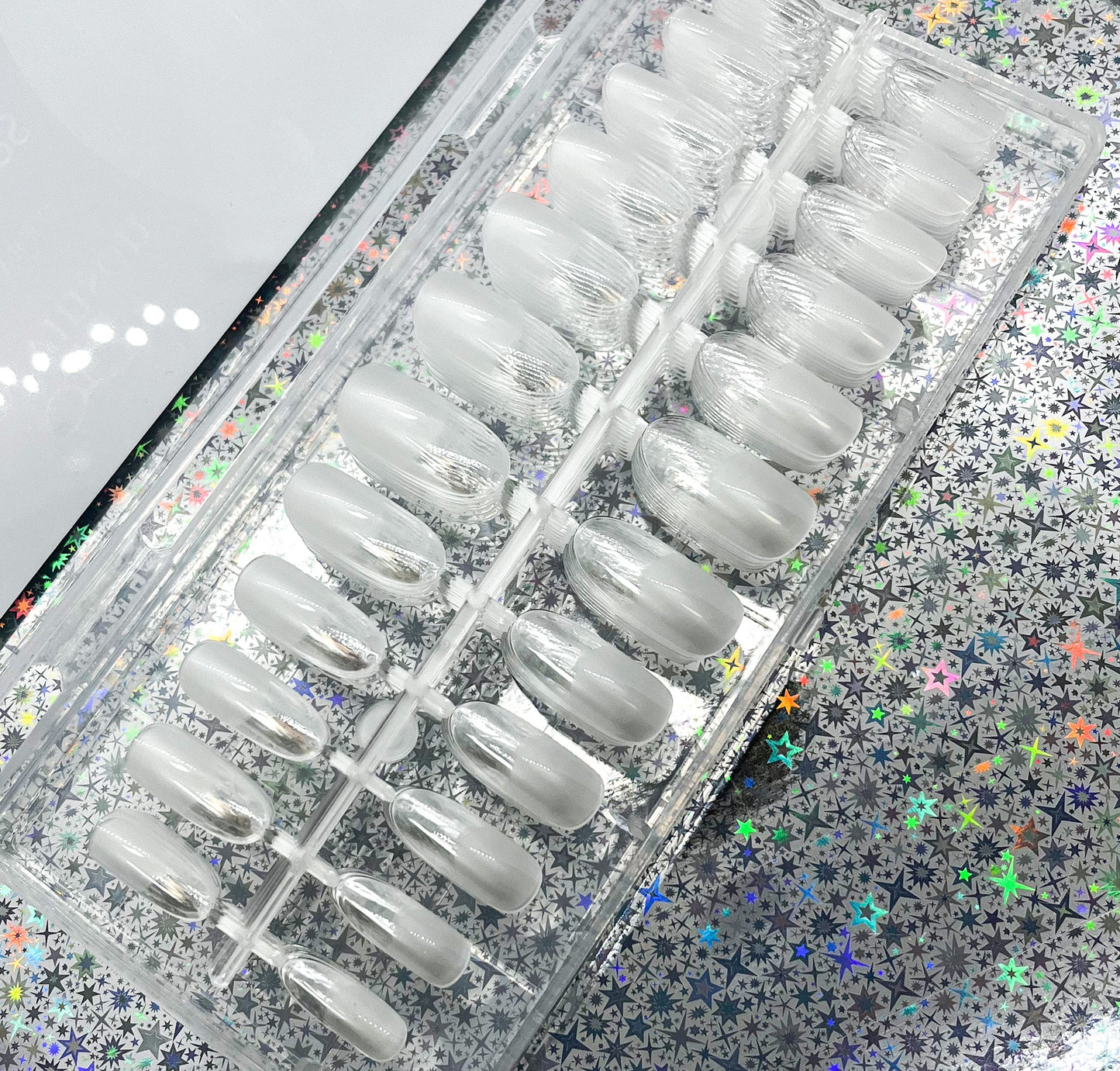 Soft Gel Tips -- Medium Oval Clear