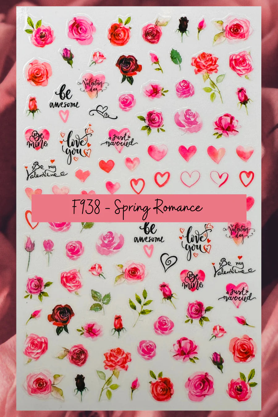 F938 SPRING ROMANCE DECALS