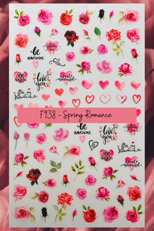 F938 SPRING ROMANCE DECALS