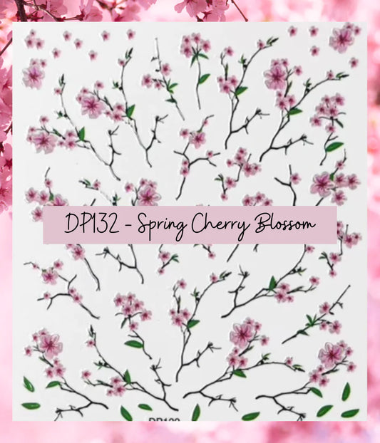 DP132 SPRING CHERRY BLOSSOM DECALS