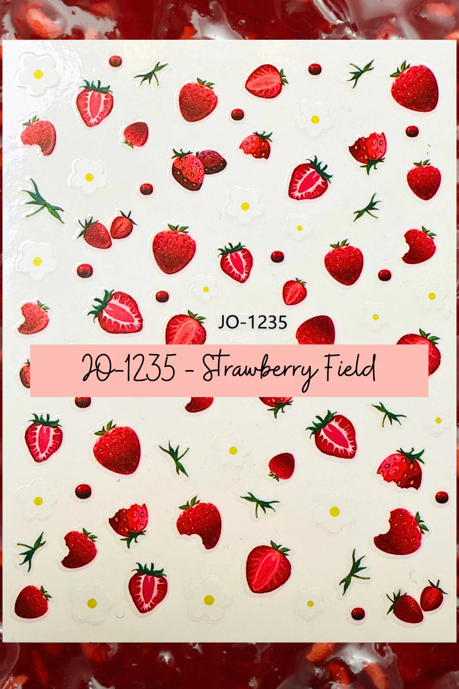 JO-1235 STRAWBERRY FIELD DECALS