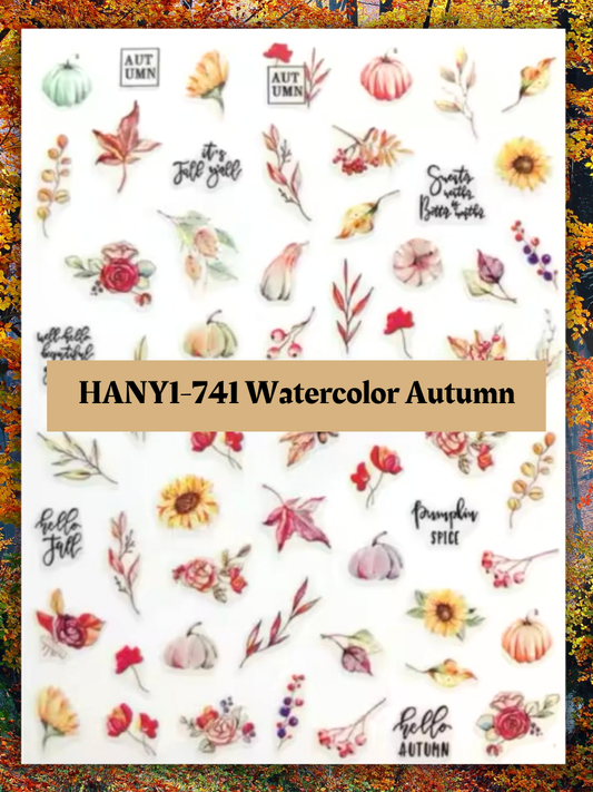HANYI-741 Watercolor Autumn