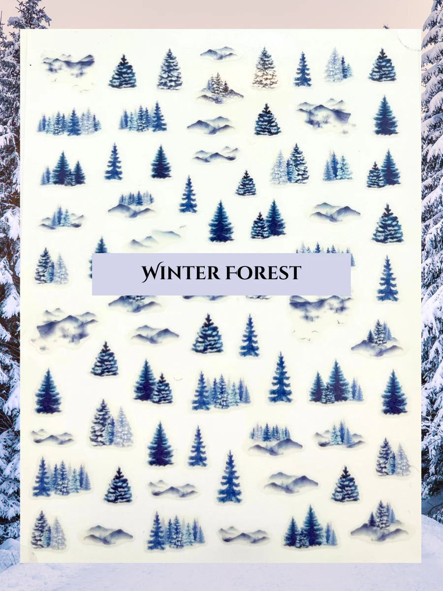 HANYI-683 "Winter Forest" -- Christmas Decals
