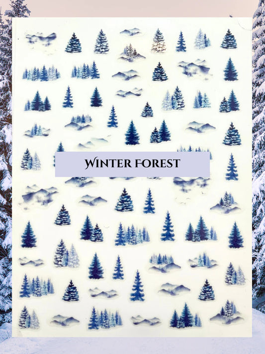 HANYI-683 "Winter Forest" -- Christmas Decals