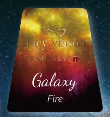 "FIRE" -- GALAXY ALCOHOL INK