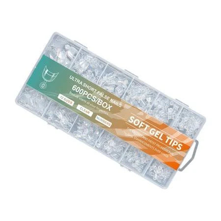 Long Half Well Soft Gel Tips