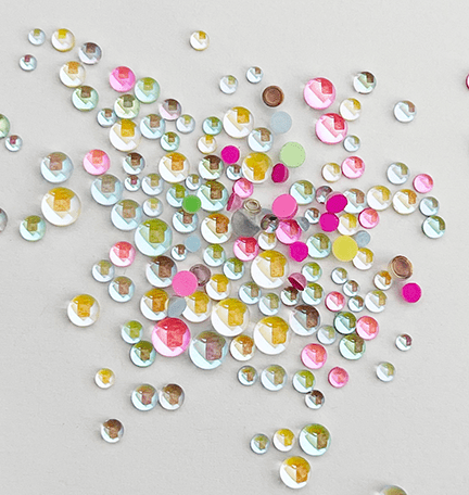 Bubble Flatbacks Color Mix 2