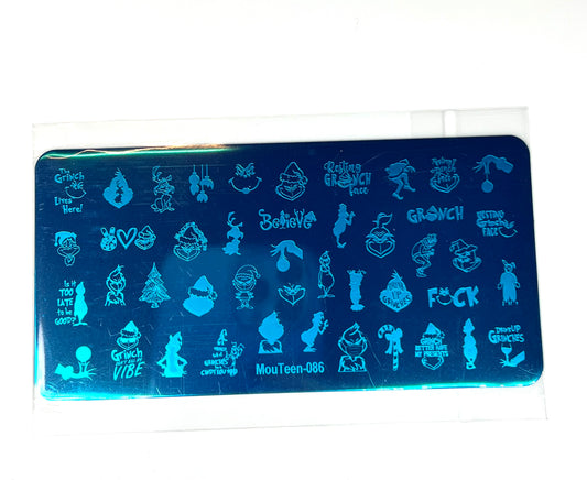 Grinch Stamping Plate