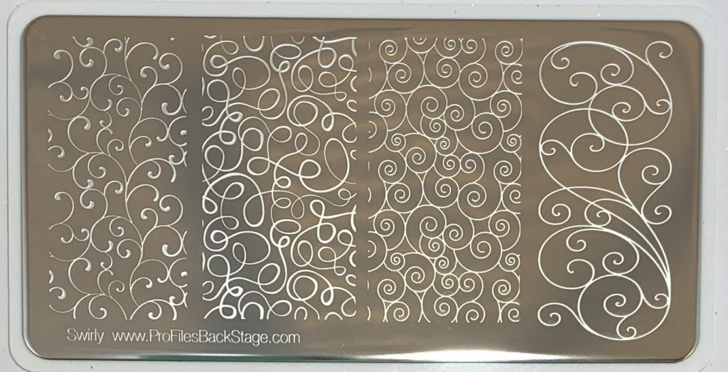 PF Swirly Stamping Plate