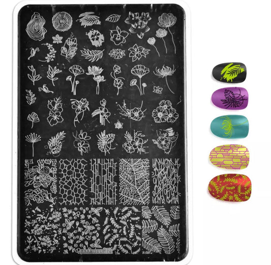 Floral Love Large Stamping Plate