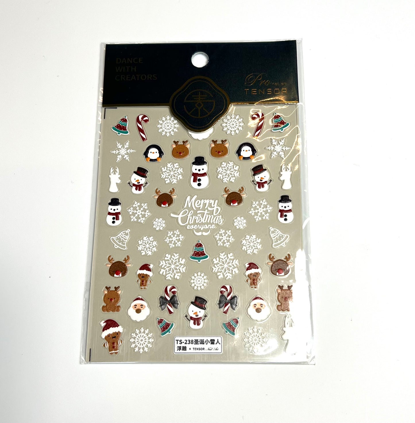 Textured 5D Decal Santa