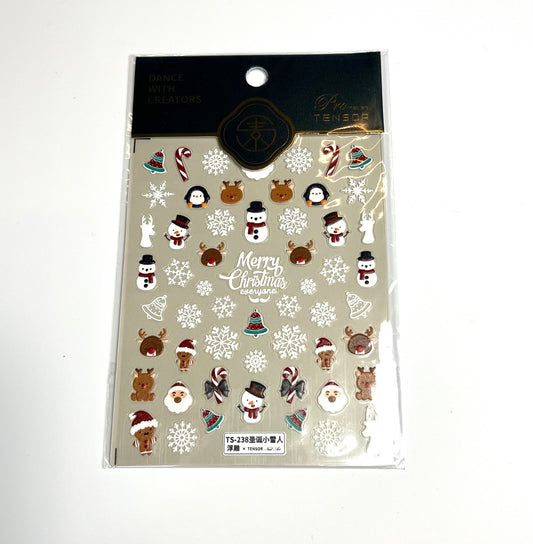 Textured 5D Decal Santa