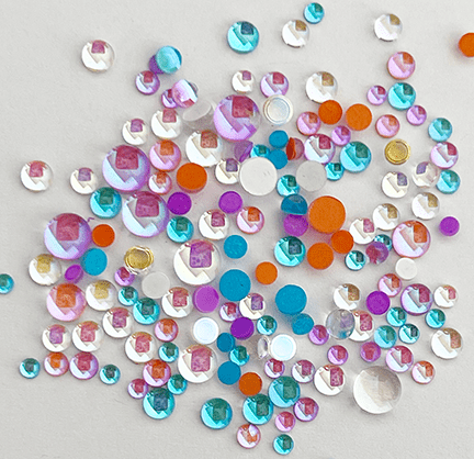 Bubble Flatbacks Color Mix 1