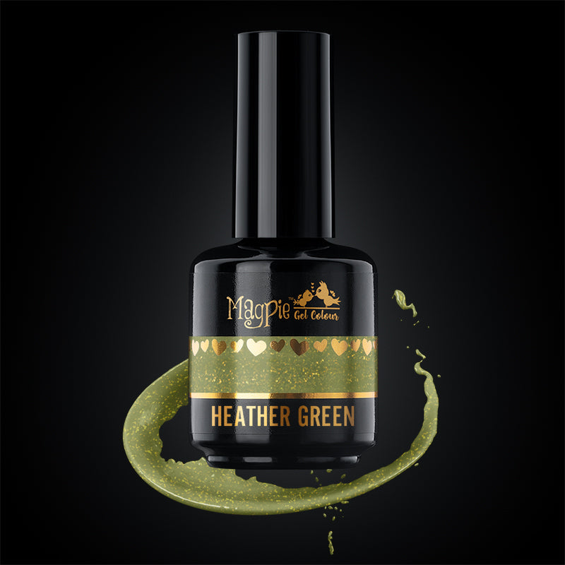 Heather Green Gel Color~ Ships after 10/10/22