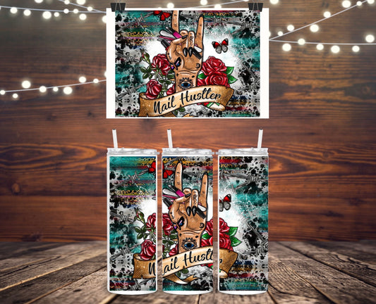 20 oz Nail Tech Tumblers