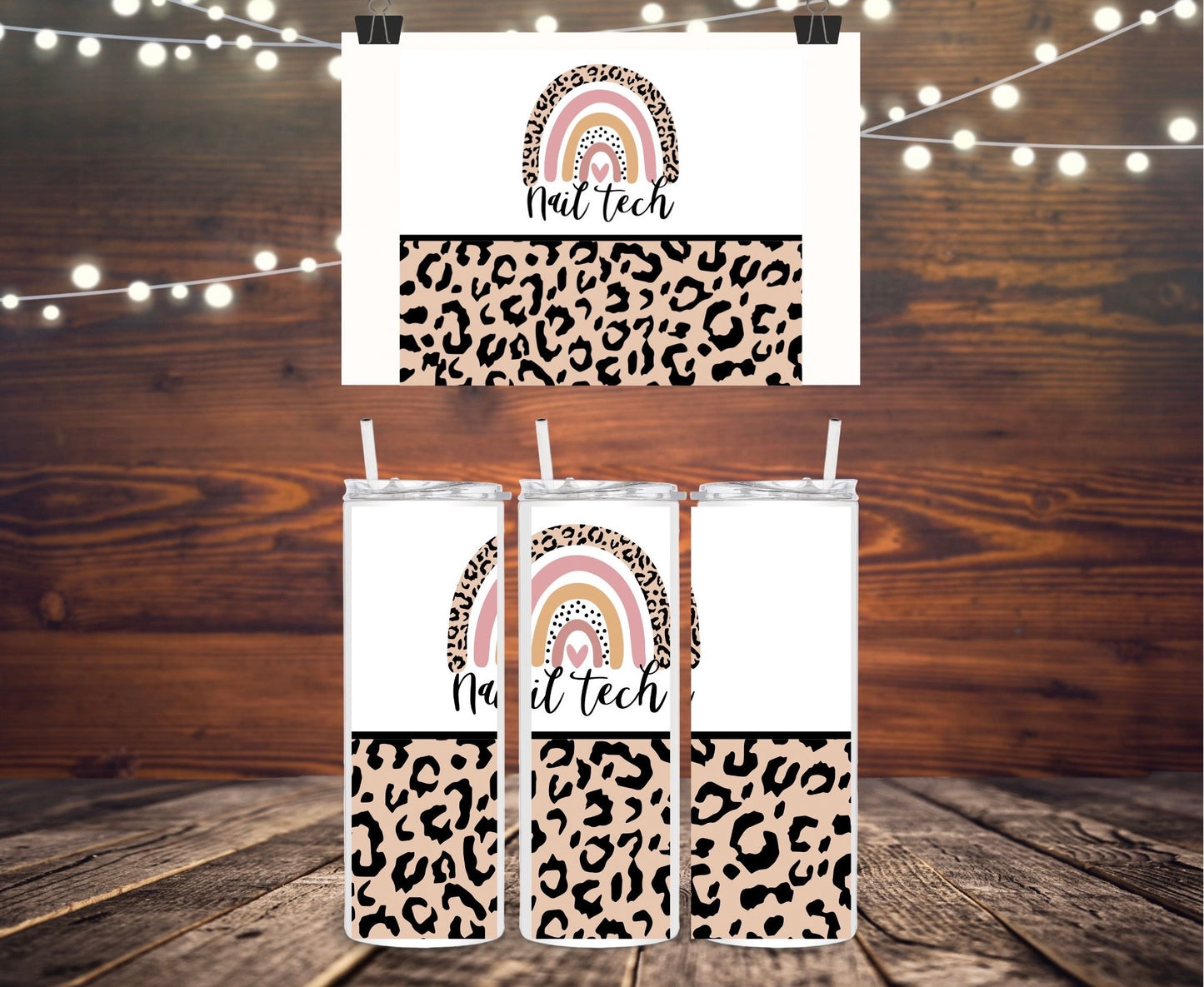 20 oz Nail Tech Tumblers