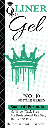 No. 10 Bottle Green - QL Liner Gel