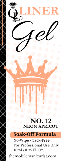 No. 12 Neon Apricot - QL Liner Gel