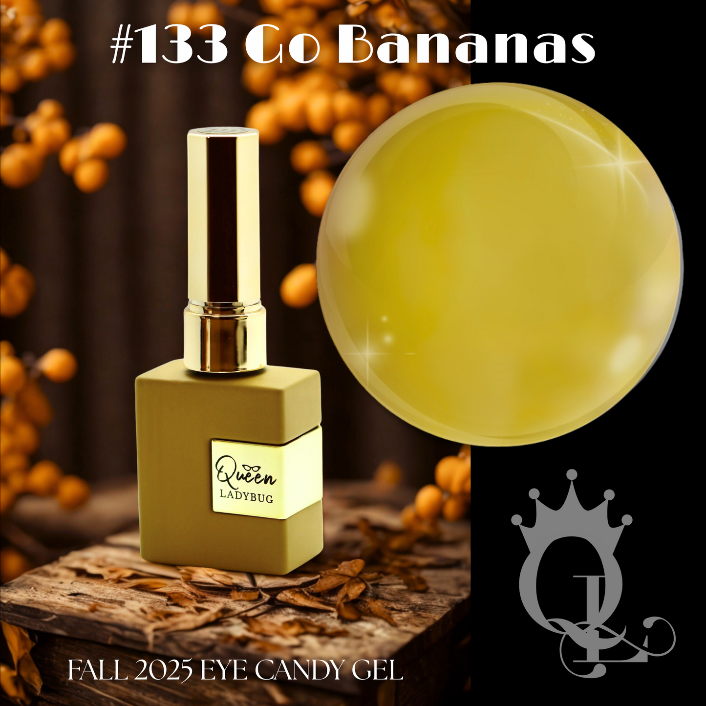 #133 Go Bananas -- Eye Candy Gel Polish: Fall 2025