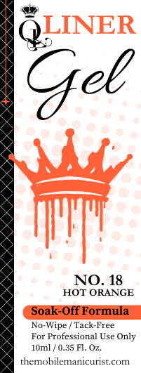 No. 18 Hot Orange - QL Liner Gel