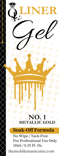 No. 1 Metallic PEARL Gold - QL Liner Gel