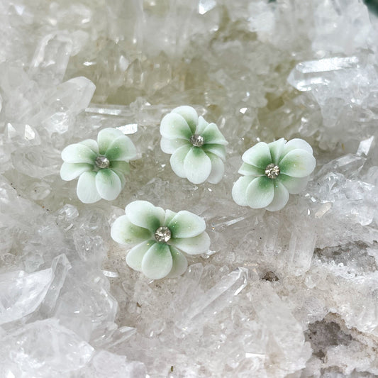 Anemone Flower -- Handmade 3D Nail Embellishments