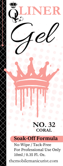 No. 32 Coral  - QL Liner Gel
