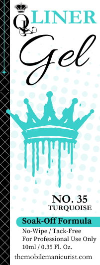 No. 35 Turquoise  - QL Liner Gel