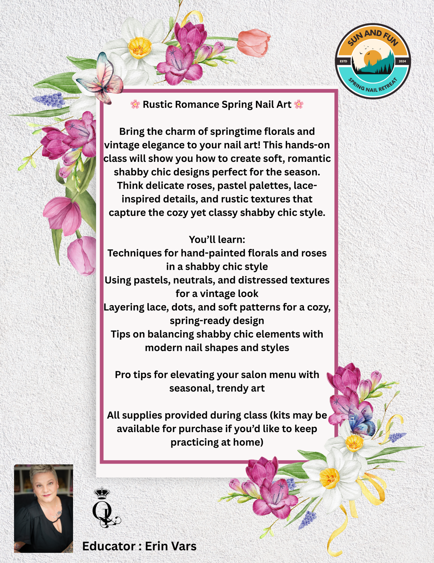 Sun and Fun Spring Nail Retreat 2026