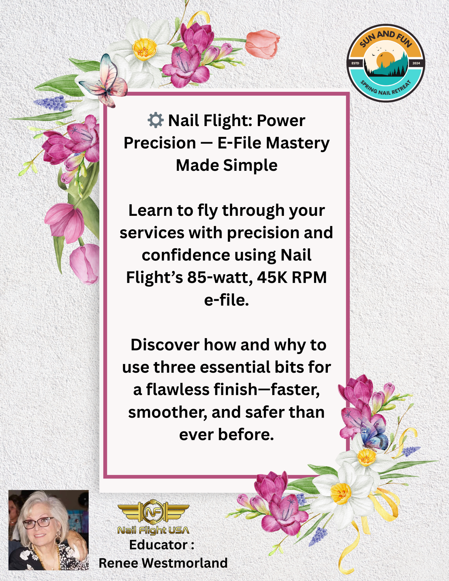 Sun and Fun Spring Nail Retreat 2026