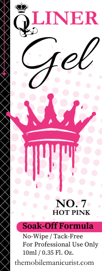 No. 7 Hot Pink - QL Liner Gel