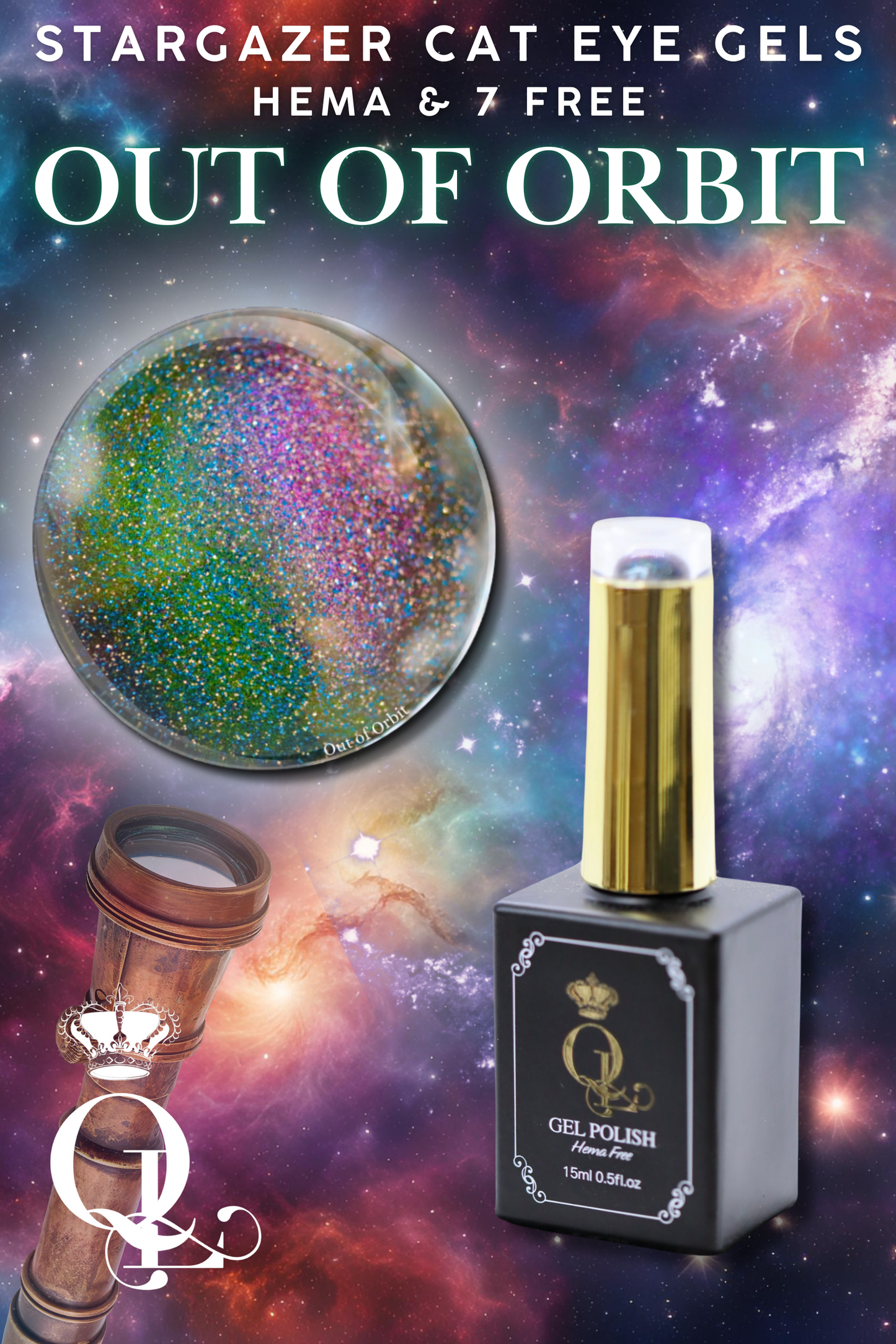 Out of Orbit -- Stargazer HEMA-Free Cat Eye Gel