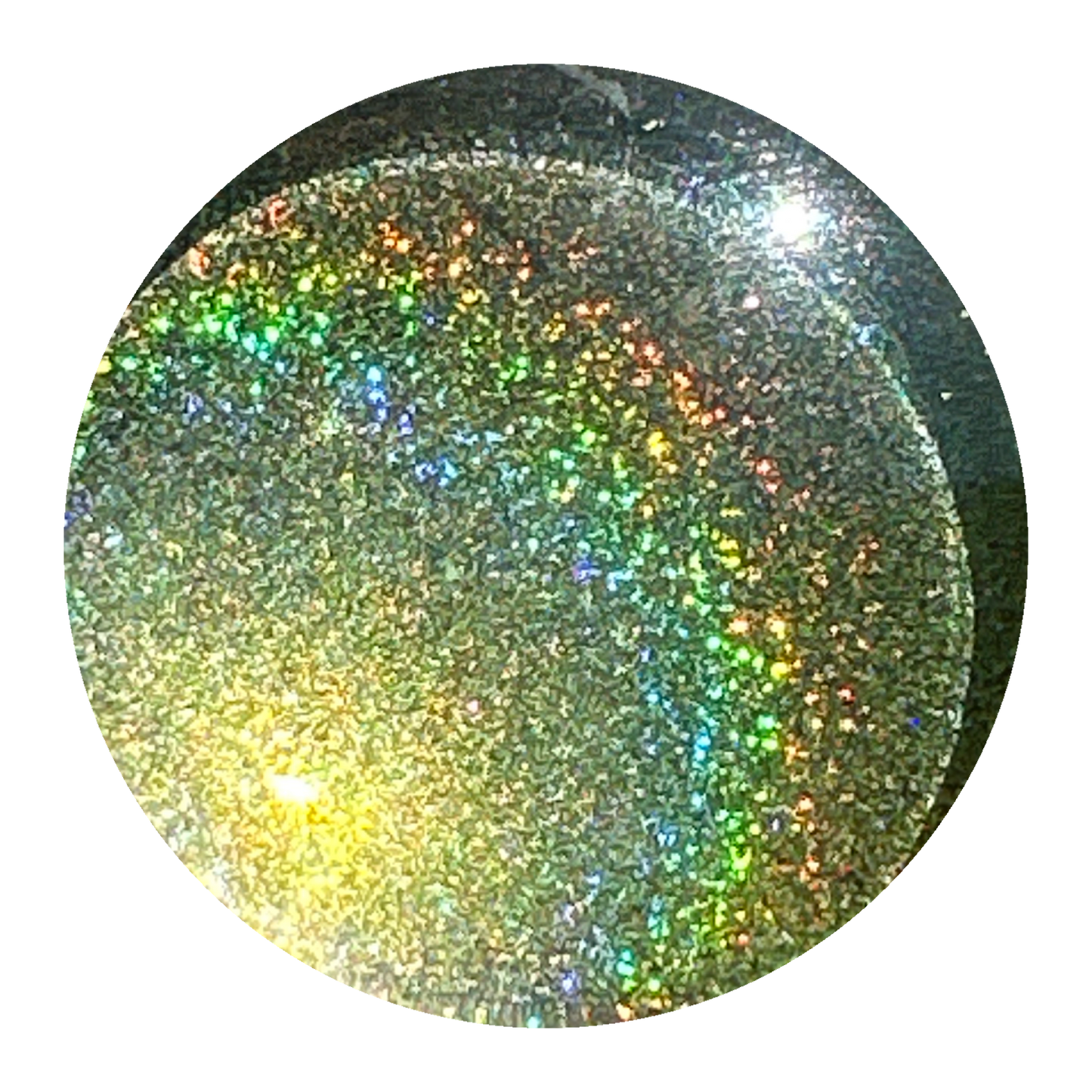 "Ovation for Olive" -- Glimmer Glitz Holo Dust