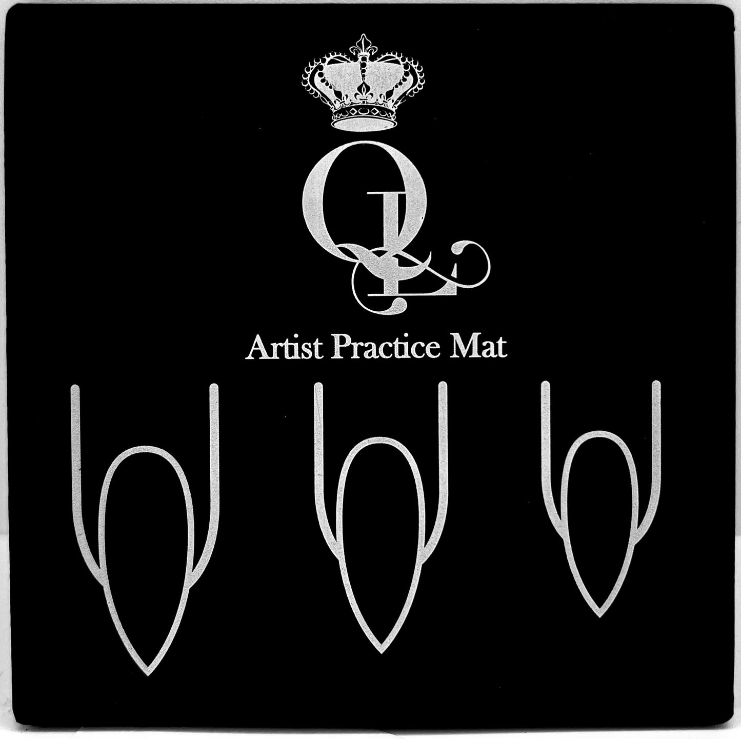 Silicone Artist Practice Mat - Almond Shape