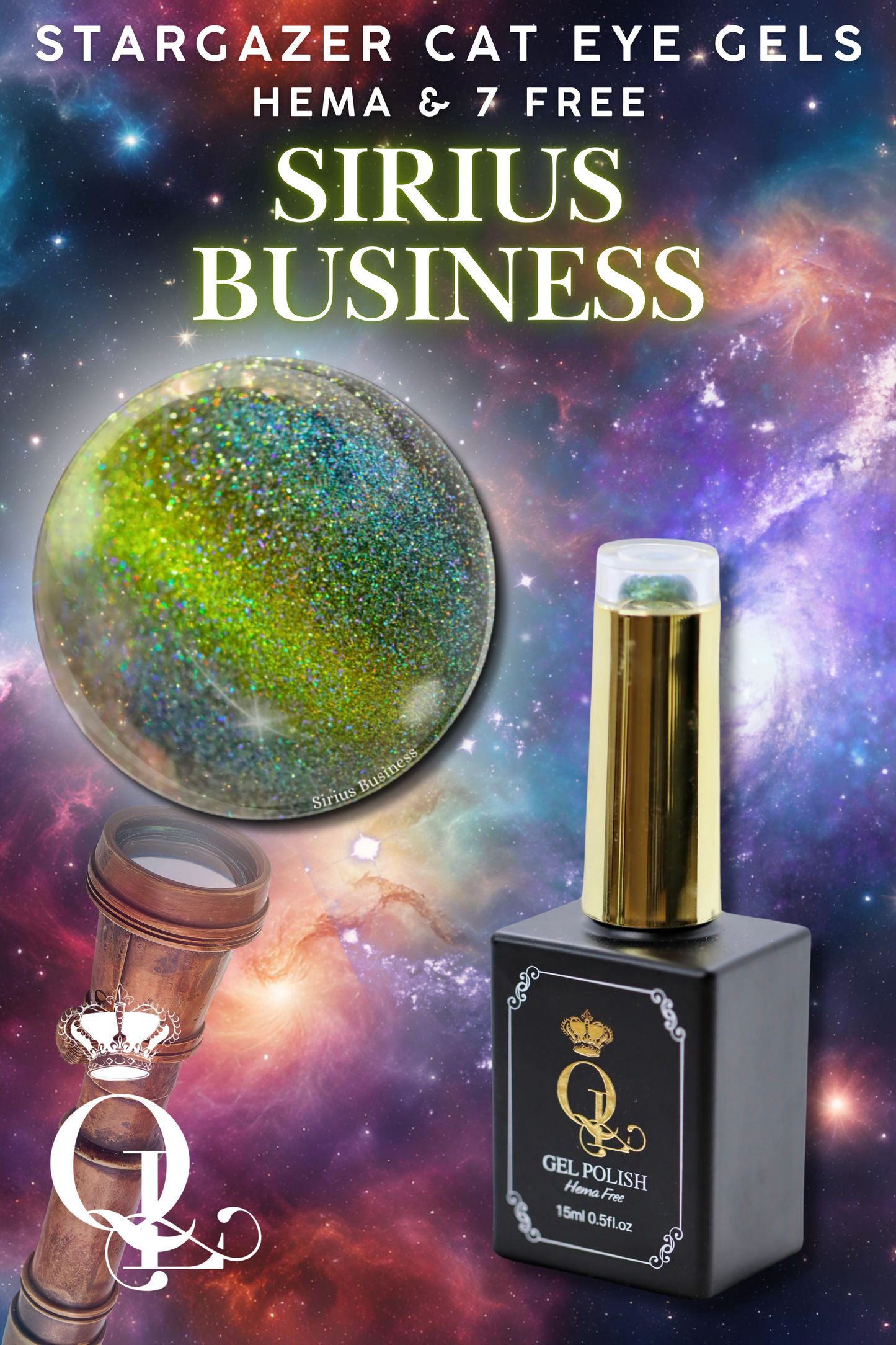 Sirius Business -- Stargazer HEMA-Free Cat Eye Gel