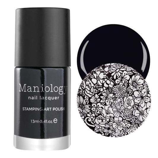 Black Stamping Polish--Maniology