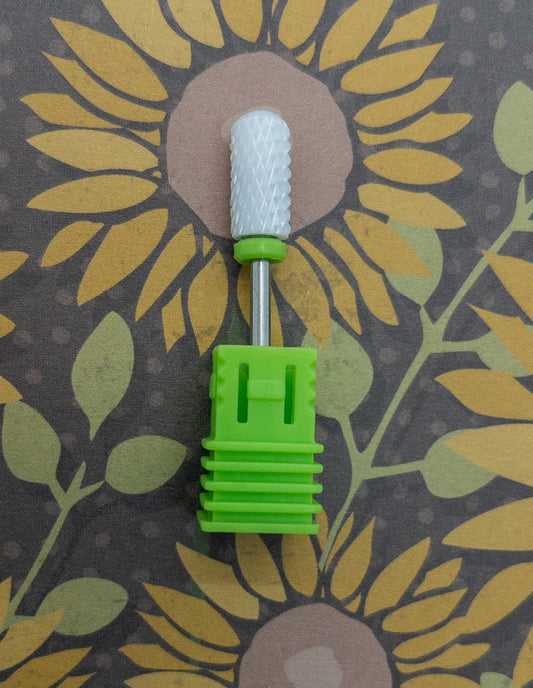 MM - Coarse Grit Barrel Ball Ceramic Cuticle Bit